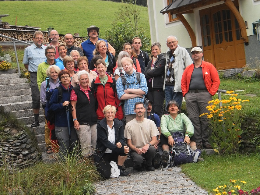 Gruppenbild vorm Waldheim am 20. August 2014
