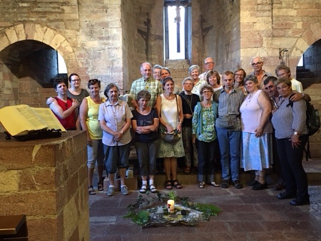 Die Gruppe nach dem Abschlusswortgottesdienst in San Giacomo (vv ebenso)