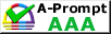 A-Prompt Version 1.0.6.0 überprüft: WAI-Stufe 'triple A'