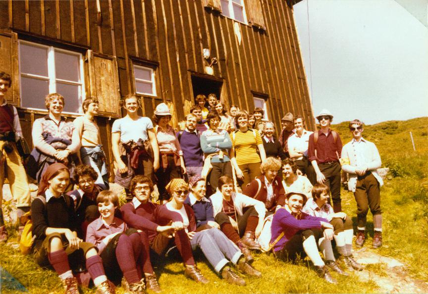 Vor unserem schönen zu Hause wird ein Foto gemacht