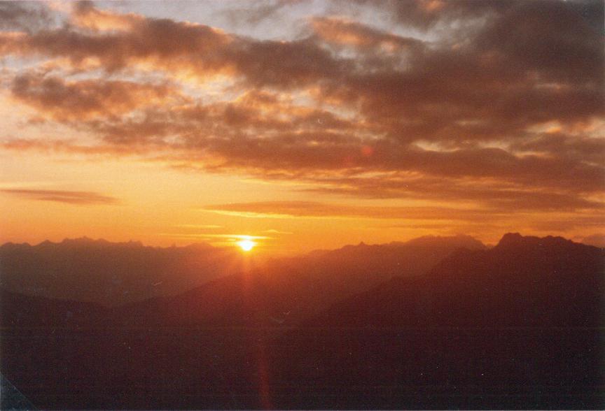 Schöner Sonnenuntergang