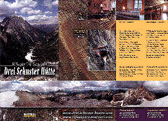 Drei Schuster Hütte (Faltblatt Rückseite)