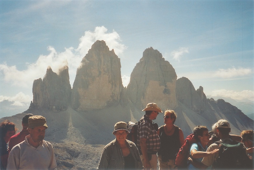 Umrundung der 3-Zinnen im Uhrzeigersinn von der Auronzohütte über die Lange Alm zur Drei-Zinnenhütte (Donnerstag), Innichen vom 16. bis 23. September 2006