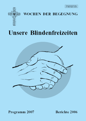 Heft-Titelseite mit Grafik eines Händeschüttelns