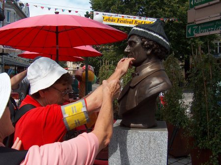 Foto: Lehar Büste in Bad Ischl