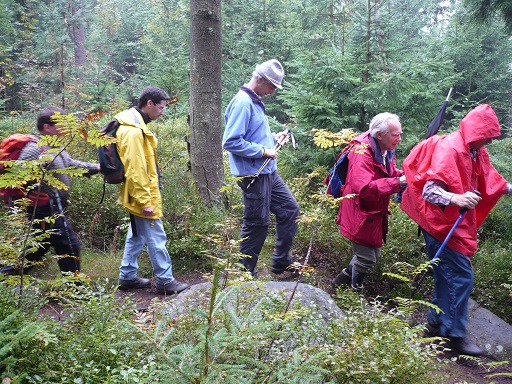 Horst geführt von Thomas, Ernst und Holger geführt von Kurt