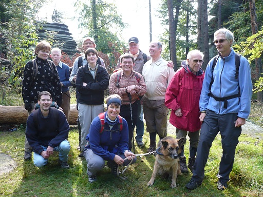 Ganze Gruppe der Fichtelgebirgswoche