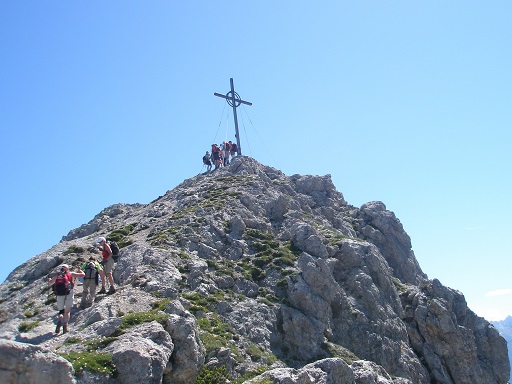 Die ersten sind auf dem Karröster Kreuz