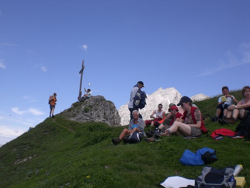 Rasten bei der Wankspitze