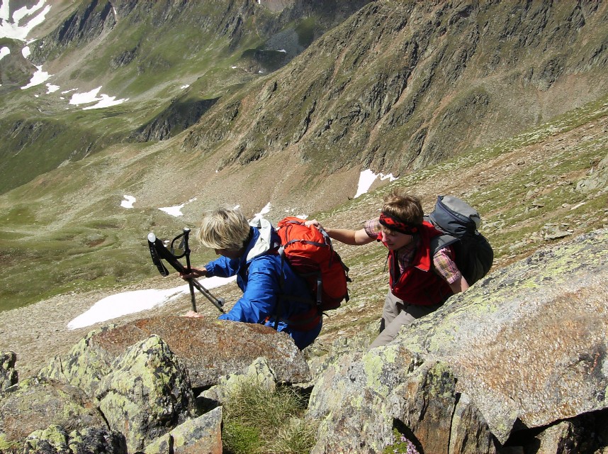 auf dem Weg zum Rietzer Grieskogel, 2884 Meter (2)