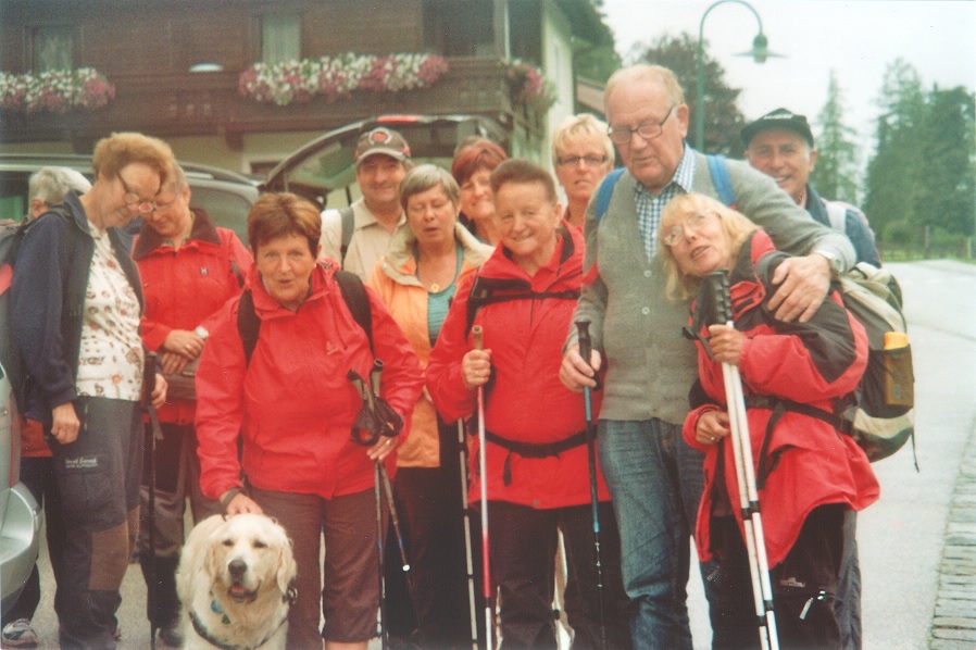 Gruppenbild der 40-Jahr-Blindenfreizeit im September 2011