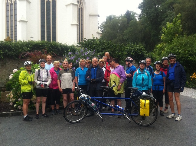 Gruppenfoto von der Radwoche in Andorf