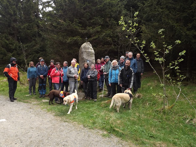 Gruppenbild der Wanderwoche in Bischofsgrün