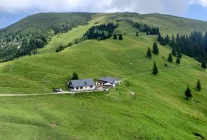 Terrasse der Alpe