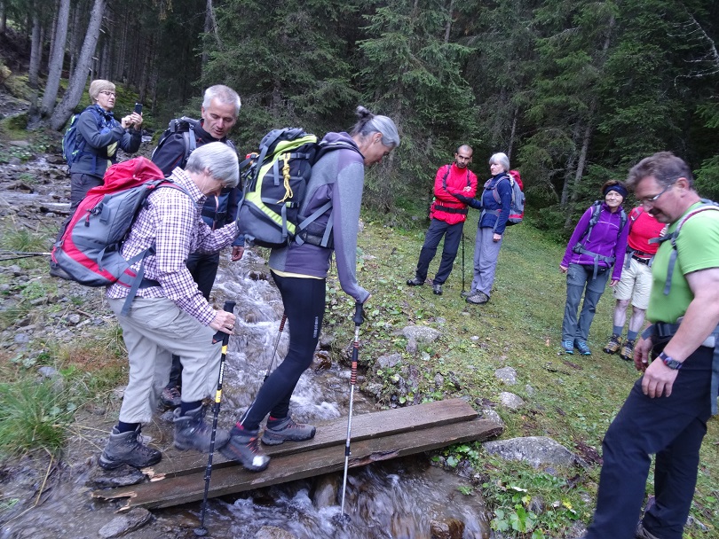 Bachquerung im Gsiesertal