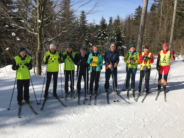 Gruppe der Böhmerwald-Langläufer 2022