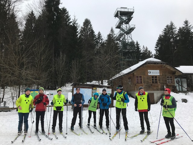 Gruppenbild auf der Loipe (1)