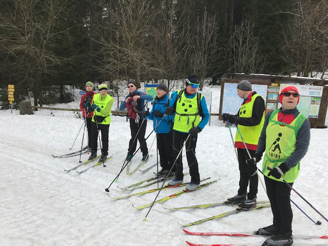 Gruppenbild auf der Loipe (2)