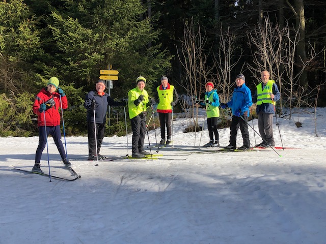 Gruppenbild auf der Loipe (3)