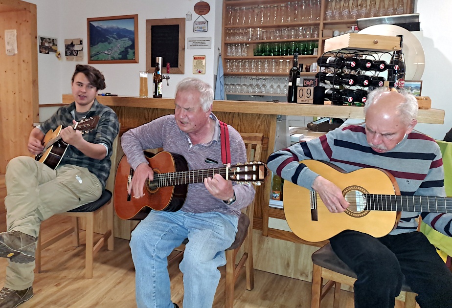 Gemeinsam singen des Großvatersongs