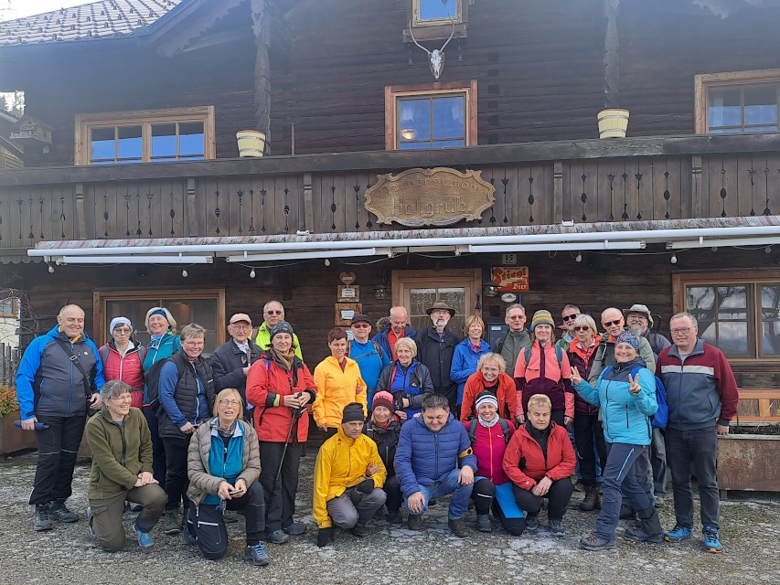 Wanderung: In Hüttau, Höllgrub Alm, gesamte heurige Gruppe